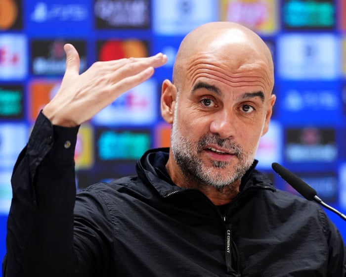 ‘A good place to prove yourself’: Guardiola peps up Manchester City for Bernabéu test