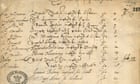 Uncovered: 428-year-old secret dossier reveals Elizabeth I’s network of spies