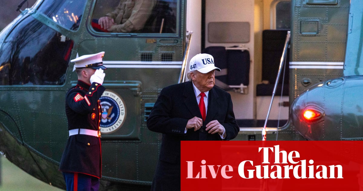 Supreme court could issue ruling on legal challenge to Trump’s tariffs today – US politics live