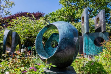As alive as the plants … Barbara Hepworth’s sculpture in St Ives.