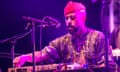 FRANCE-MUSIC-FESTIVAL<br>US musician Ben Lamar Gay performs during the Trans Musicales music festival in Saint Jacques de la Lande, near Rennes, western France, on December 7, 2018. (Photo by SEBASTIEN SALOM GOMIS / AFP)SEBASTIEN SALOM GOMIS/AFP/Getty Images