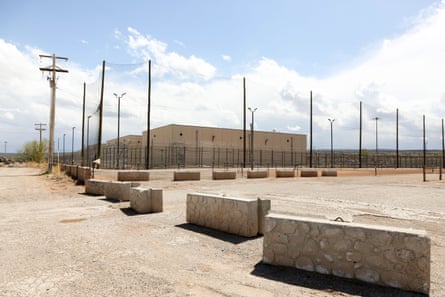 exterior of a detention facility