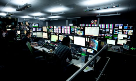 A production suite at Sky’s Television HQ building in Isleworth.