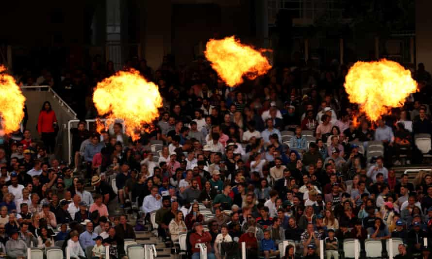 Pyrotechnics at Lord’s as Trent Rockets beat London Spirit on Thursday.