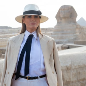 Melania Trump in Egypt, October 2018