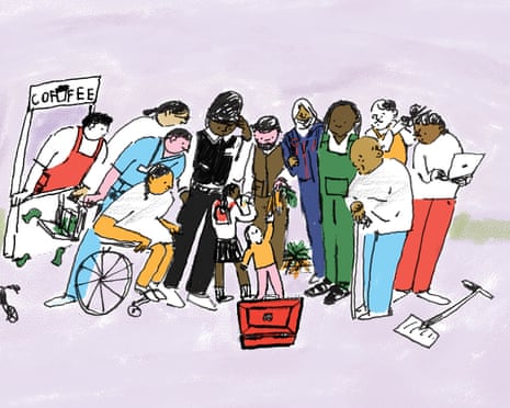 Illustration: Danielle Rhoda/The Guardian