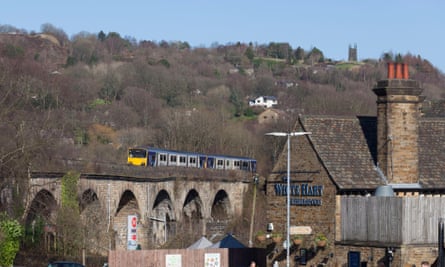 Todmorden is served by trains on the Calder Valley railway.