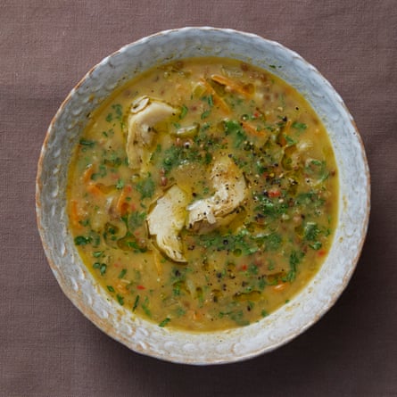 Four recipes for hearty vegan soups | Food | The Guardian