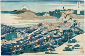 FOR GALLERY USE ONLY. The work of Japanese ukiyo-e artist Katsushika Hokusai, which will be displayed at the National Gallery of Victoria in 2017.