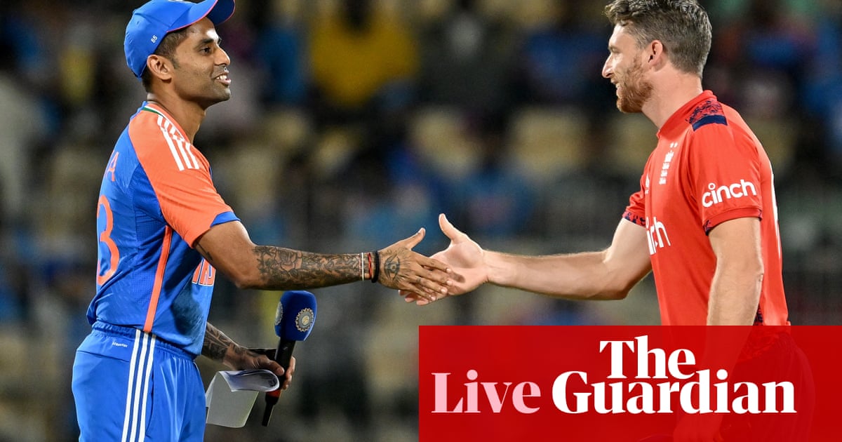 India v England: second men’s T20 international – live