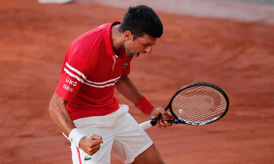 Novak Djokovic rallies to beat Stefanos Tsitsipas in epic French Open final | French Open 2021 | The Guardian