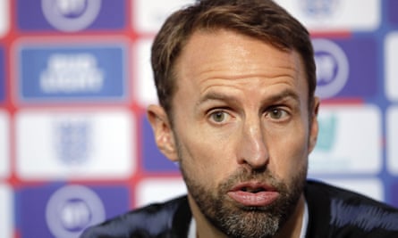 England’s manager Gareth Southgate said: ‘I’ve always said we have as many issues in our own country to resolve as anywhere else.’