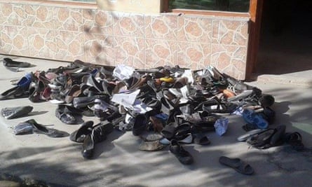The abandoned shoes of Afghan schoolgirls