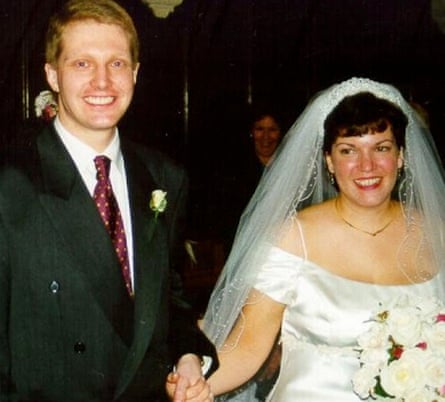 Pernikahan Peter dan Danielle pada tahun 1998.