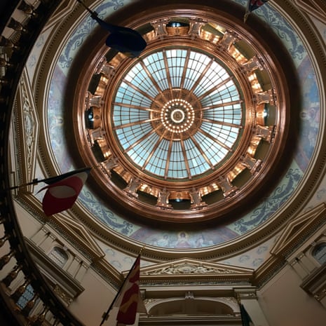 The Kansas state capitol in Topeka has just undergone a $325m facelift – but the rest of the state is out of money.