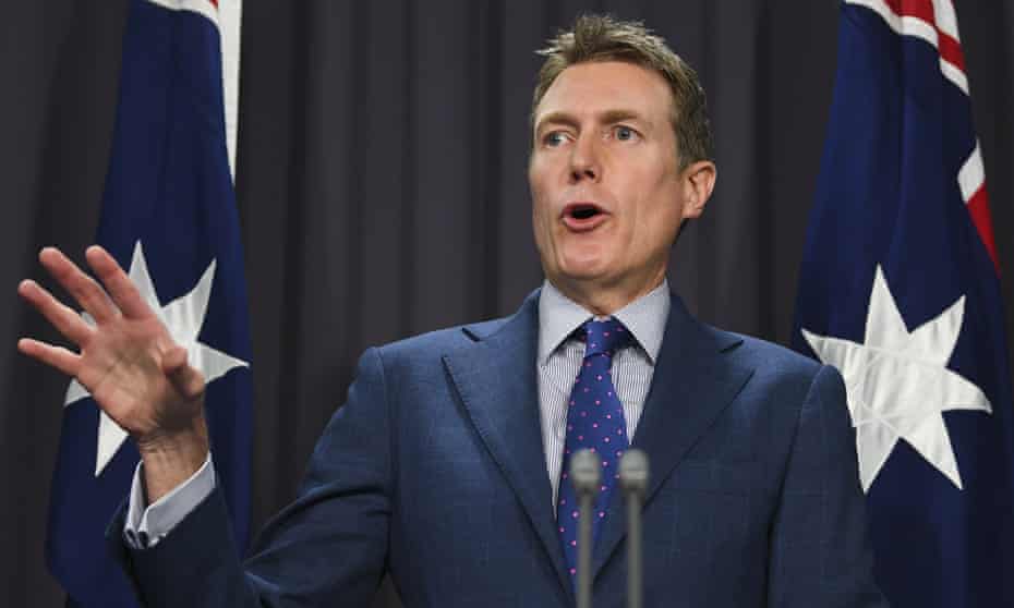 Australian attorney-general Christian Porter announcing the proposed federal corruption body earlier this week
