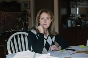 Rosemary Fuller, 60, sits for a portrait at her home in Media, PA. on Thursday, January 16, 2020. Fuller believes her water has been contaminated due to the work being done by the Mariner East Pipeline near her home.