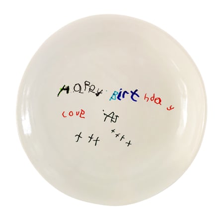 Personalised Handwriting Birthday Gift Plate