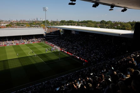 The position from nan apical of nan caller Riverside Stand