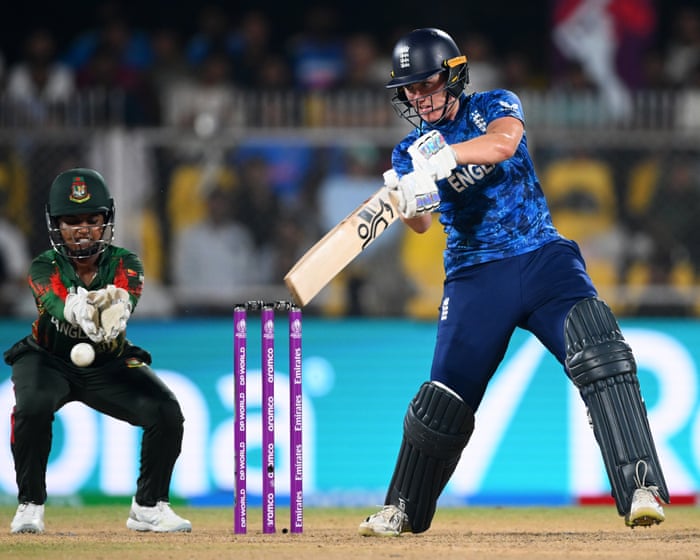 England v Bangladesh: Women’s Cricket World Cup match heading for tense finish – live