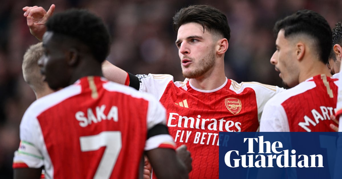 Rice returns to West Ham having already shown his value to Arsenal | Jacob Steinberg
