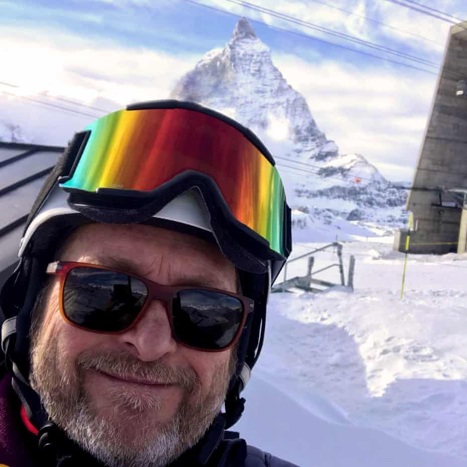 Andy Walters at the Matterhorn, Switzerland, in 2018.