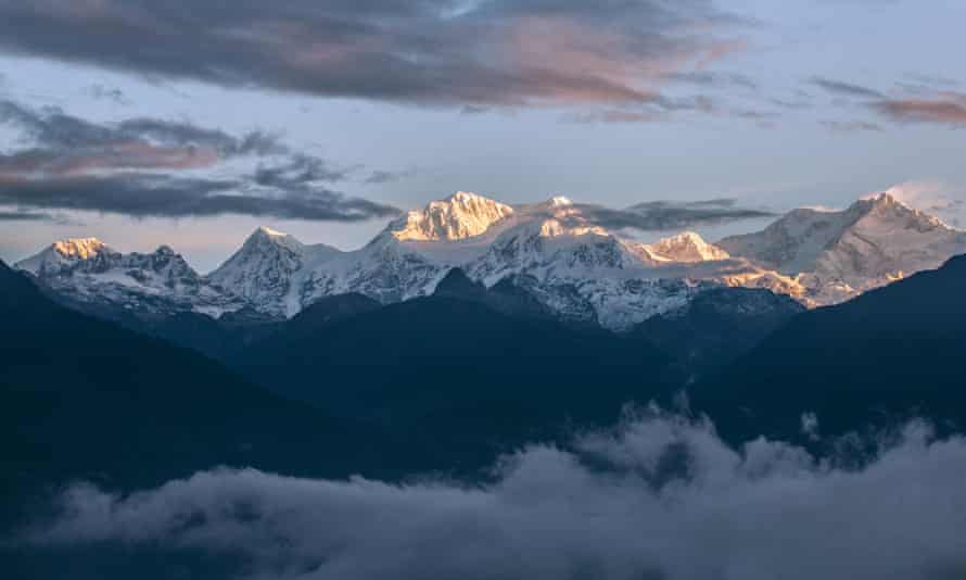 Mount Kanchenjunga, the third highest mountain in the world.