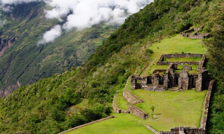 Inca ruins of Choquequirao, Peru.