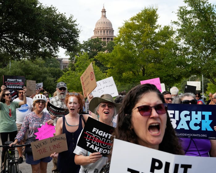 Texas redistricting standoff escalates with threat to arrest absent Democrats – US politics live
