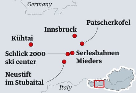 Innsbruck ski map