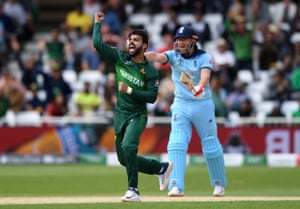 England chasing 349 to win v Pakistan: Cricket World Cup 2019 – live! | Sport 2 Shadab takes Roy, LBW for eight.
