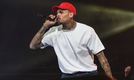 Chris Brown performing in December 2017.