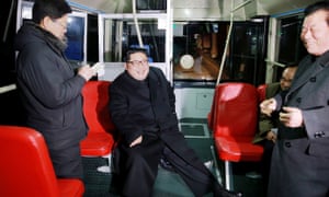Kim Jong-un in an undated image. Pyongyang claimed Trump’s speech revealed a ‘sinister intention’.