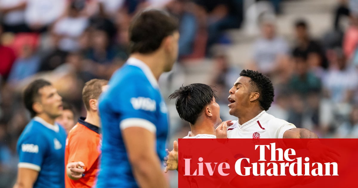 Argentina 24-31 England: Nations Championship rugby – live