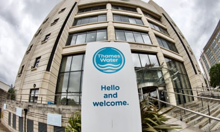 The headquarters of debt-laden utility Thames Water near Reading