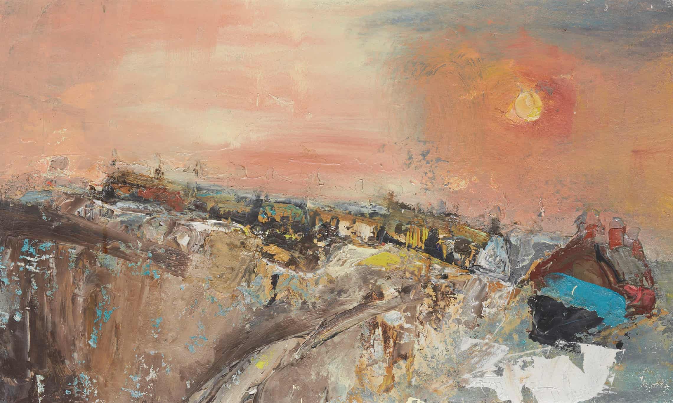 Winter Day, Catterline, by Joan Eardley.