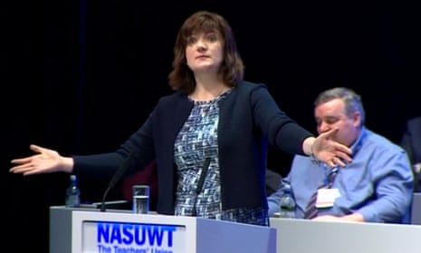 Nicky Morgan was heckled at the NAS/UWT conference on 26 March 2016