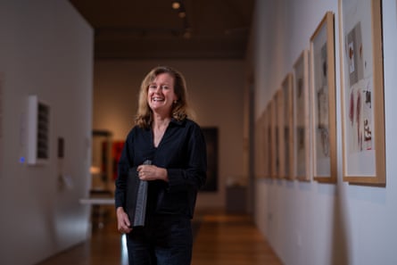 Lara Goodband in the museum