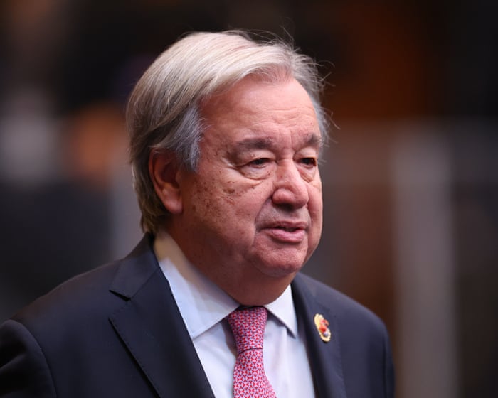 ‘Change course now’: humanity has missed 1.5C climate target, says UN head
