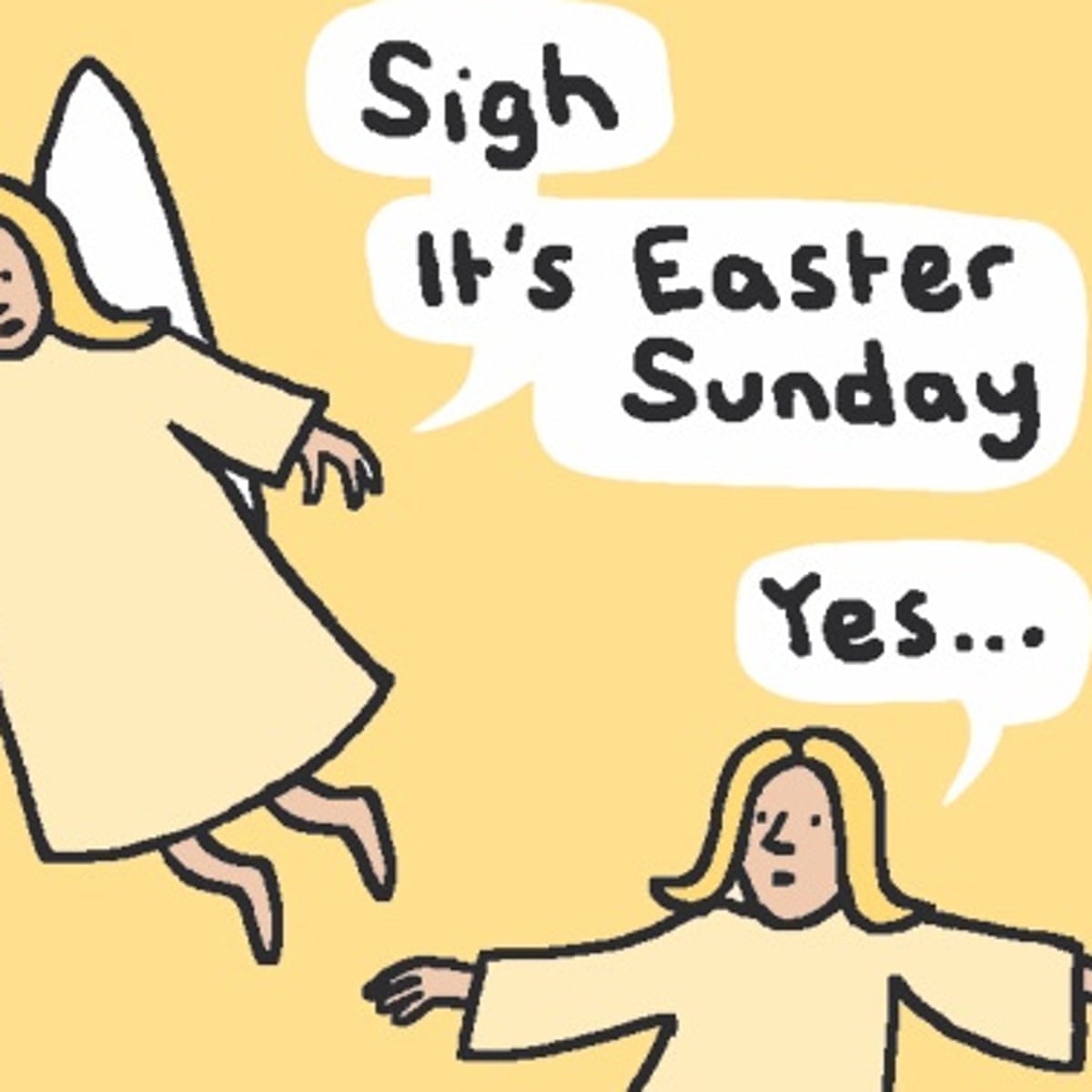 Simone Lia: Do not be afraid – cartoon | Easter | The Guardian