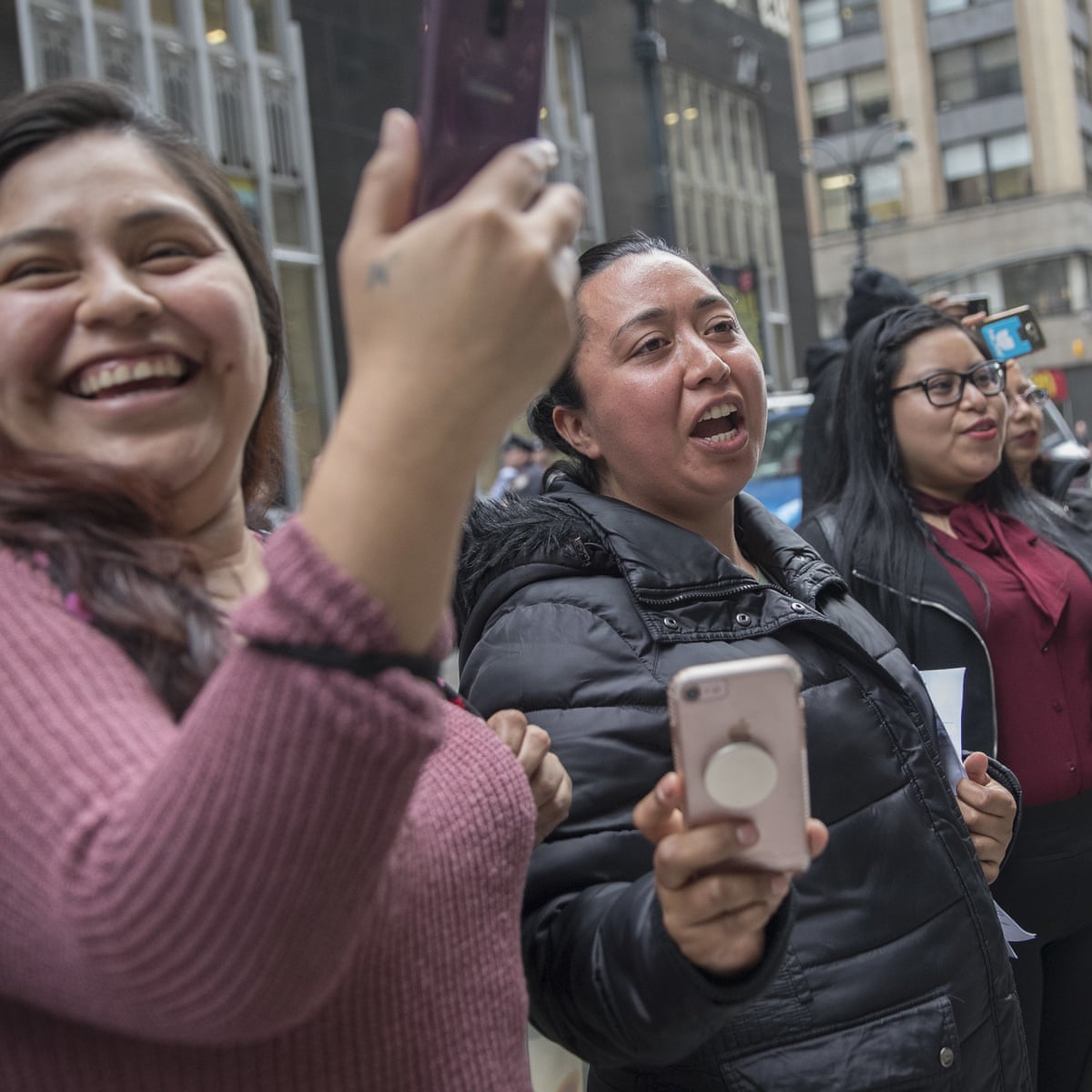 Big Fiesta Arrives Outside New York Lawyer S Home After His Racist Rant New York The Guardian