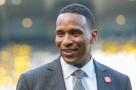 Shaka Hislop smiles