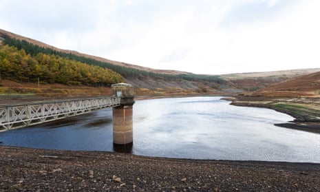 Yeoman Hey reservoir in the Peak District, which is managed by United Utilities.