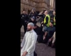 Sheikh who led prayer at Sydney protest against Herzog says police were ‘unhinged and aggressive’