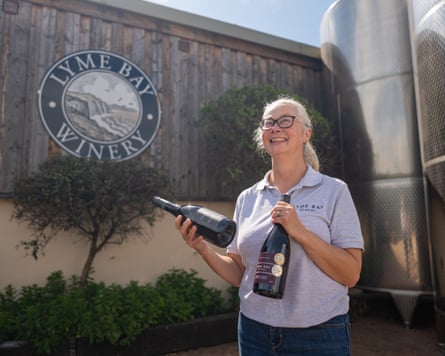Sue McHugh at Lyme Bay Winery