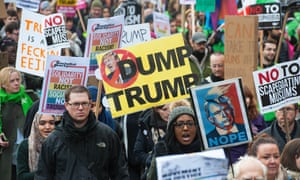 A London protest against Donald Trump