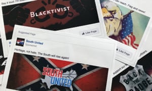 Some of the Facebook ads linked to a Russian effort to disrupt the American political process during the 2016 election campaign.