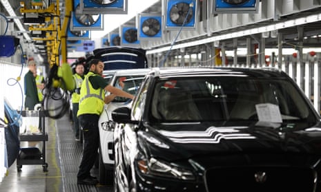 Jaguar Land Rover factory in Solihull, England