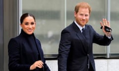 Prince Harry and Meghan in New York. 