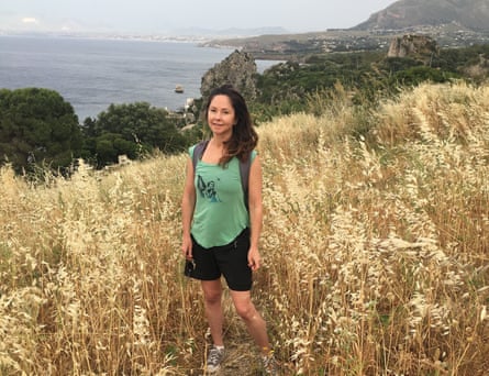 Jane Dunford dekat Scopello.